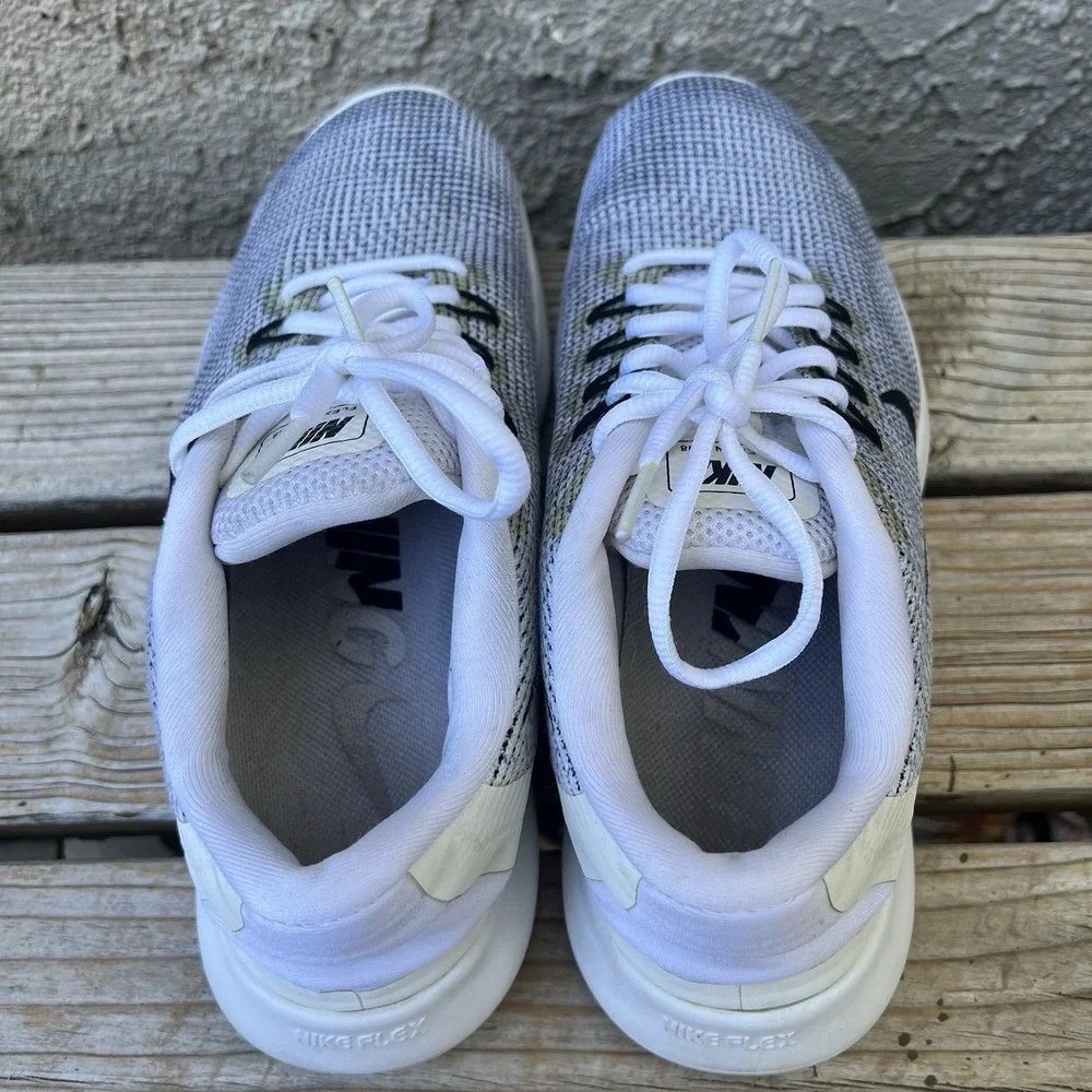 Nike Shoes Women Size 9 Running White Flex 2018 RN AA7408-100 Mesh